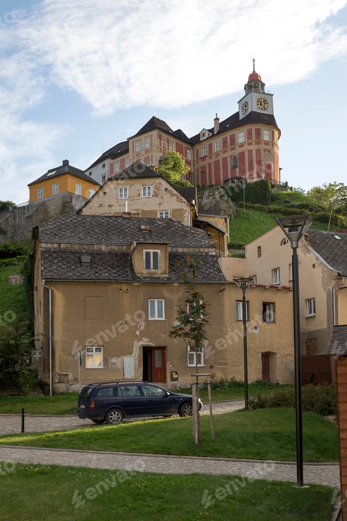 Preview: Castle Jansky Vrch In The Little Town Javornik, Rychlebske Mountains, Northern Moravia, Czech