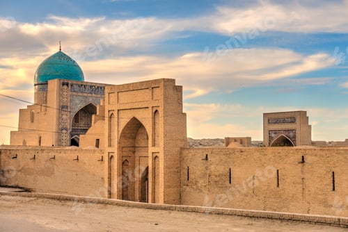 Preview: Po-I-Kalyan Or Poi Kalan Square, Bukhara, Uzbekistan, Hdr Image