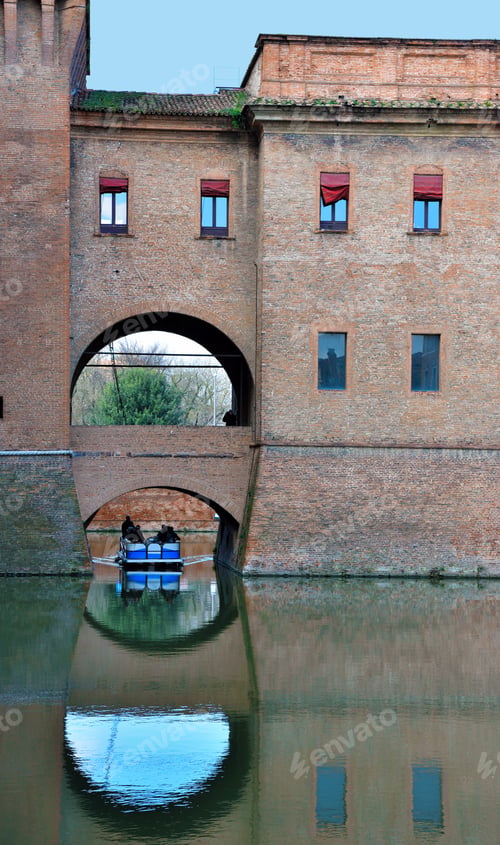 Preview: The Estense Castle In Ferrara, Emilia Romagna, Italy