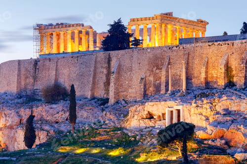 Preview: Athens. The Parthenon On The Acropolis.