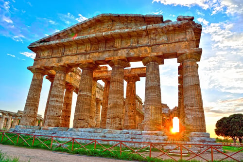 Preview: The Temple Of Neptune It Was Built In The Doric Order Around 460–450 Bc Paestum Italy