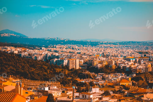 Preview: Cityscape Overview Of Thessaloniki, Greece