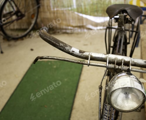 Preview: Old Metal Bicycle For Ride, Sport And Cycling
