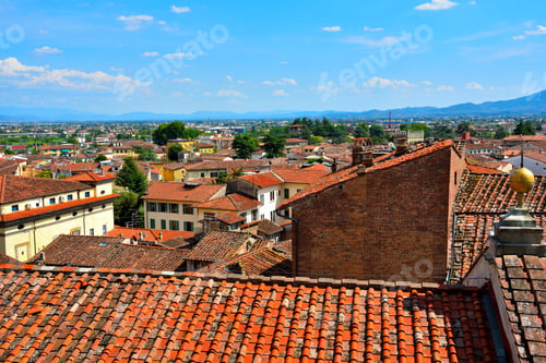 Preview: Panorama On Top Of The Tower Of The Cathedral Of Pistoia