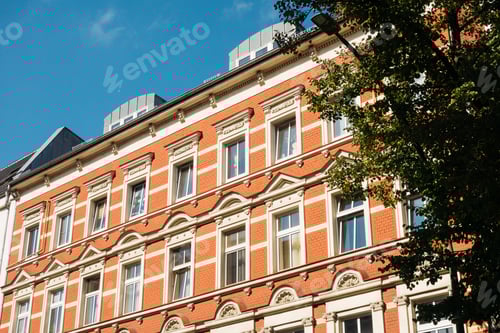 Preview: Residential Apartment Building With Brick Facade