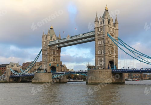 Preview: Tower Bridge At Average Weather Day In London
