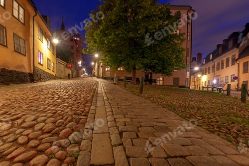 Preview: Stockholm. Old Street At Night.