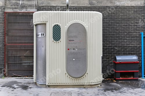 Preview: Public Toilet Cabin In City Of London