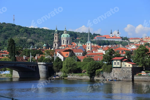 Preview: View On The Spring Prague St. Nicholas' Cathedral, Czech Republic