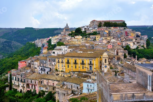 Preview: Panorama Of Ragusa Sicily Italy