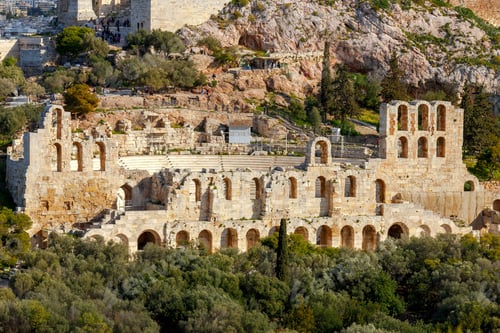 Preview: Athens. The Amphitheater On The Acropolis.