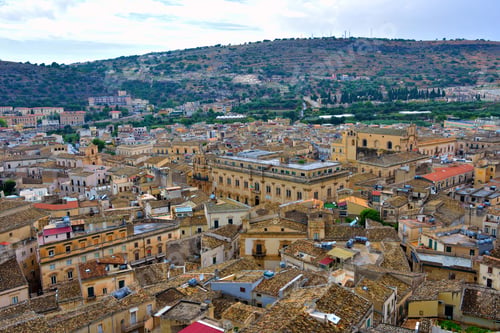 Preview: Panorama Of Scicli, Sicily, Italy