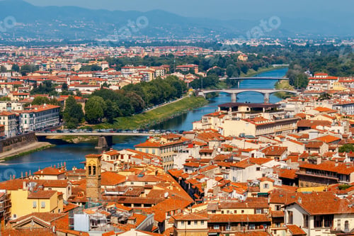 Preview: Florence. Aerial View Of The City