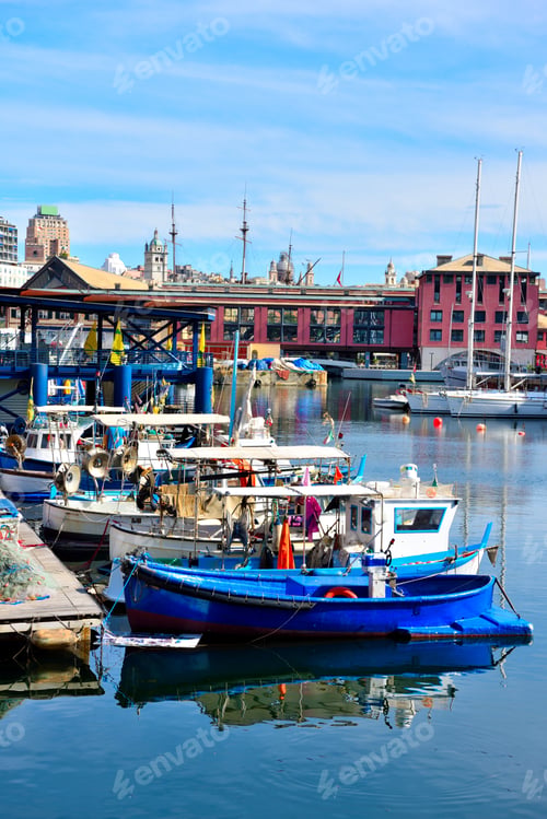 Preview: The Port And The Historic Center Of Genoa, Italy