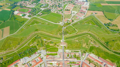 Preview: Palmanova, Udine, Italy. An Exemplary Fortification Project Of Its Time Was Laid Down In 1593