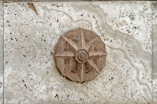 Preview: Detail Of Decorative Stone At Building Facade In Cairo