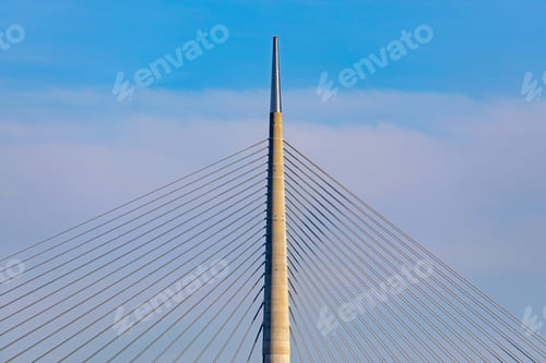 Preview: Concrete Pylon At New Ada Bridge In Belgrade