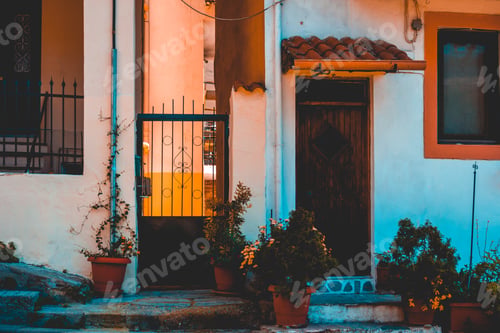 Preview: Two Entrance Doors On Ancient House