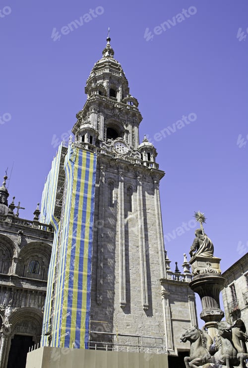 Preview: Cathedral Stone Religious Saints In Spain, Construction And Architecture