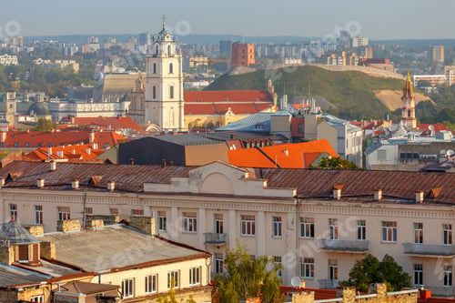 Preview: Vilnius. Aerial View Of The City.