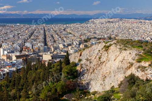Preview: Athens. Aerial View Of The City.