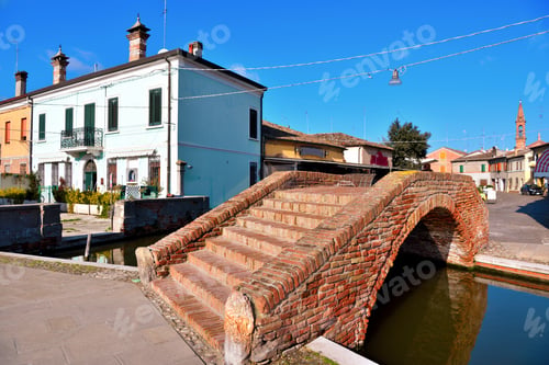 Preview: Small Italian Town Comacchio Also Known As "The Little Venice", Emilia Romagna Region, Province Of