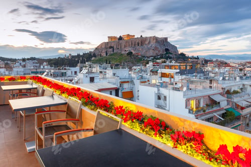 Preview: Athens. The Parthenon On The Acropolis.