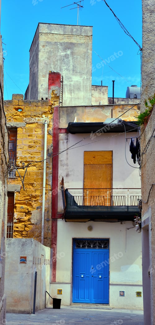 Preview: The Historic Center And Ceramic Decorations Along The Path To Mazara Del Vallo Sicily Italy