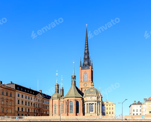 Preview: Stockholm, Sweden. Riddarholmen Church, Located In The Historical Part Of Stockholm On The Island