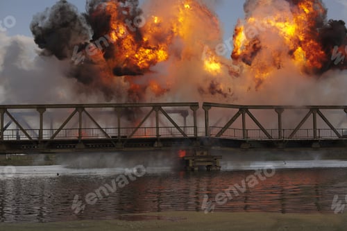 Preview: Explosion On A Bridge Over The River