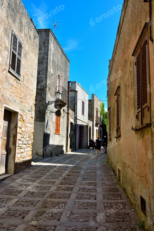 Preview: The Historic Center Of Erice Trapani Sicily Italy