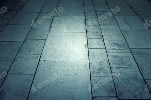 Preview: Urban Street Painted Floor Tiles, Construction