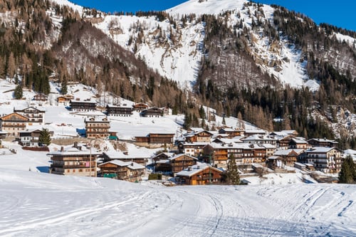 Preview: Winter Magic. The Ancient Wooden Houses Of Sauris Di Sopra. Italy
