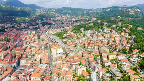 Preview: La Spezia, Italy. View Of The City, Mountains, Aerial View