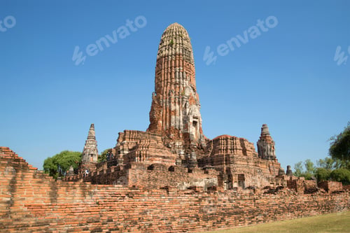 Preview: On The Ruins Of The Buddhist Temple Wat Phra Ram. Ayutthaya, Thailand