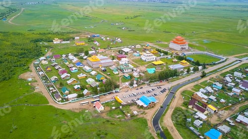 Preview: Ivolginsky Datsan. Buddhist Temple Located In Buryatia, Russia. Was Opened In 1945 As The Buddhist