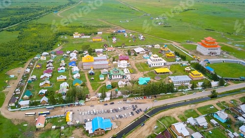 Preview: Ivolginsky Datsan. Buddhist Temple Located In Buryatia, Russia. Was Opened In 1945 As The Buddhist