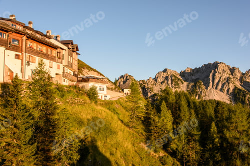 Preview: Sunset On Mount Lussari.