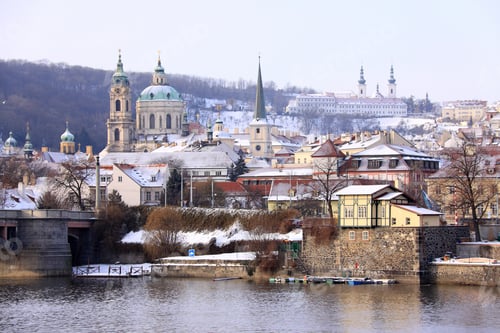 Preview: Romantic Snowy Prague, St. Nicholas' Cathedral
