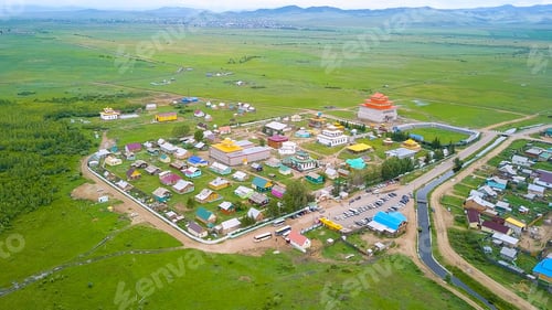 Preview: Ivolginsky Datsan. Buddhist Temple Located In Buryatia, Russia. Was Opened In 1945 As The Buddhist