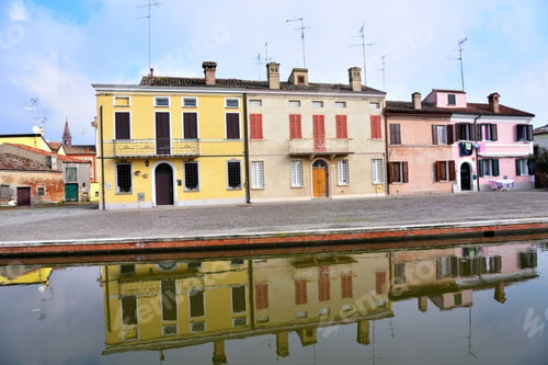Preview: Small Italian Town Comacchio Also Known As "The Little Venice", Emilia Romagna Region, Province Of