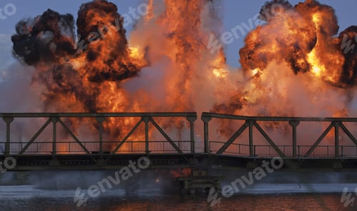 Preview: Explosion On A Bridge Over The River