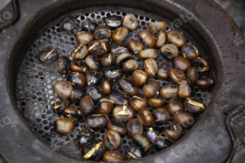 Preview: Roasted Chestnuts, Nuts, Nutritious And Healthy Food