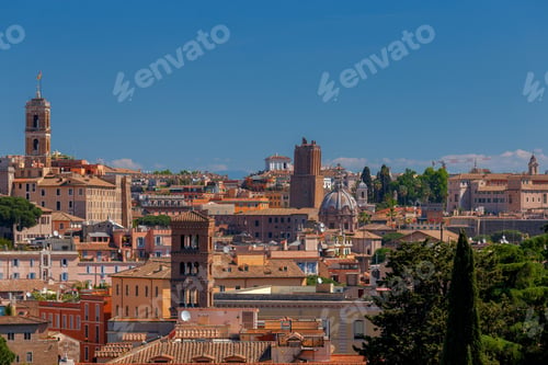 Preview: Rome. View Of The City From The Aventine Hill.