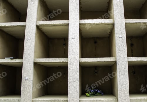 Preview: Niches In Cemetery, Sacred And Religious Place, Christianity