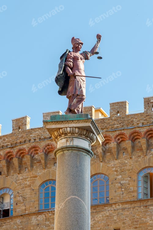 Preview: Florence. Statue Of Justice.