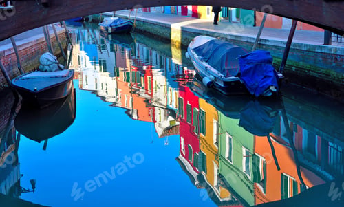 Preview: Colorful Houses In Burano, Venice, Italy