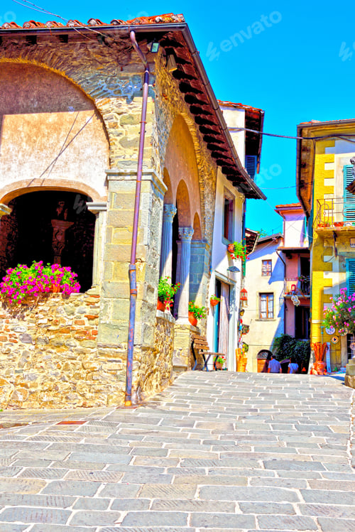 Preview: The Medieval Village Of Cutigliano, Tuscany, Italy