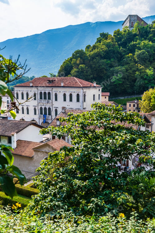 Preview: Typical Views Of The Village Of Polcenigo. At The Source Of The Livenza