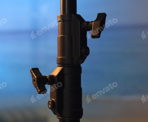 Preview: Studio Spotlight Or Stage Light Metal Clip On A Tripod For Lighting